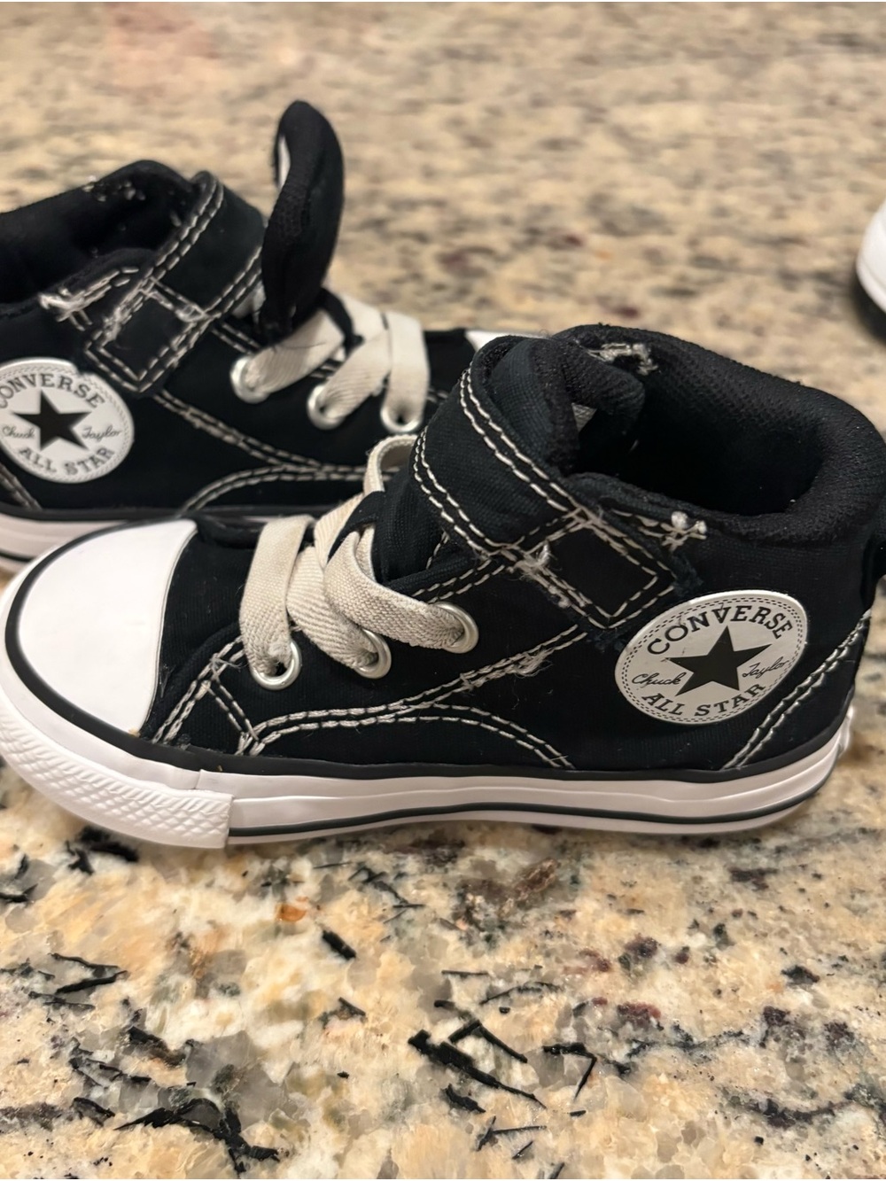 Converse Black & White Kids' High-Top Sneakers
